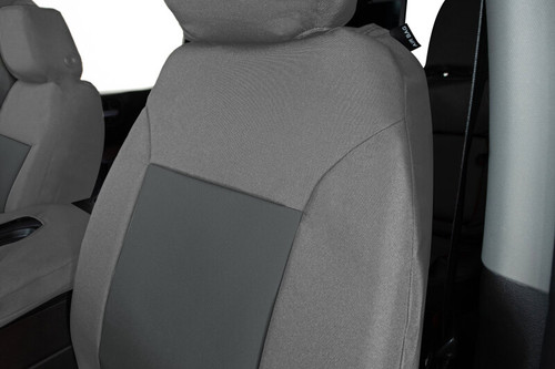 Covercraft 21-24 Chevrolet Tahoe PrecisionFit Second Row Seat Covers - Silver/Charcoal - GTC4237ENSC Photo - out of package