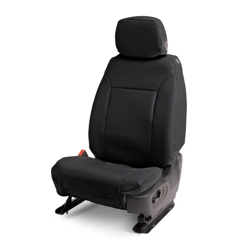 Covercraft 19-24 Dodge RAM 2500/3500/4500/5500 Leatherette PrecisionFitFront Row Seat Covers - Blk - GTD4199ABLTBK Photo - out of package