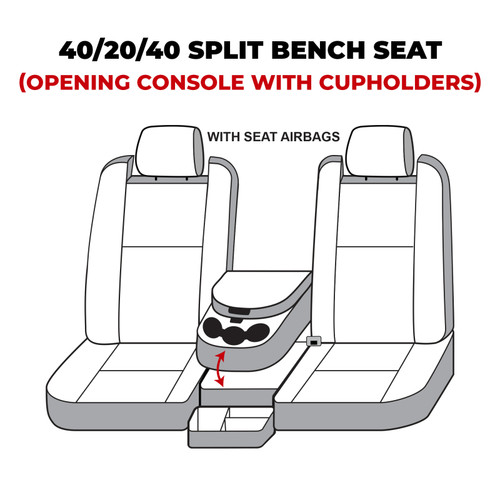 Covercraft 22-24 Dodge RAM 2500 Polycotton SeatSaver Custom Front Row Seat Covers - Tan - SS3500PCTN Photo - out of package