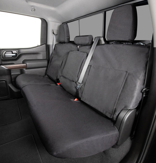 Covercraft Endura Waterproof Polyester SeatSaver Custom Front Row Seat Covers - SS3502WFBK Photo - out of package