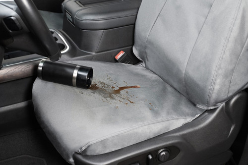 Covercraft 19-24 Chevrolet Silverado Waterproof Polyester SeatSaverSecond Row Seat Covers - Grey - SS8489WFGY Photo - out of package