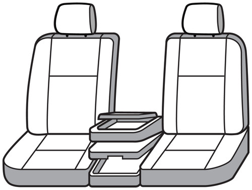 Covercraft 07-12 GMC Sierra1500 Carhartt Super Dux SeatSaver Custom Front Row Seat Covers - Black - SSC3381COBK Photo - out of package