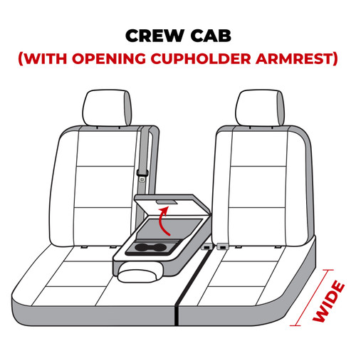 Covercraft 19-24 Dodge Ram 1500 Carhartt SeatSaver Custom Second Row Seat Covers - Brown - SSC8484CABN Photo - out of package