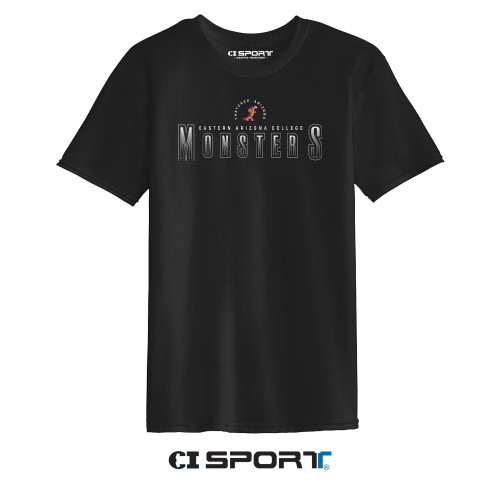 CI Dakota Tri Blend Tee-Black & Chrome