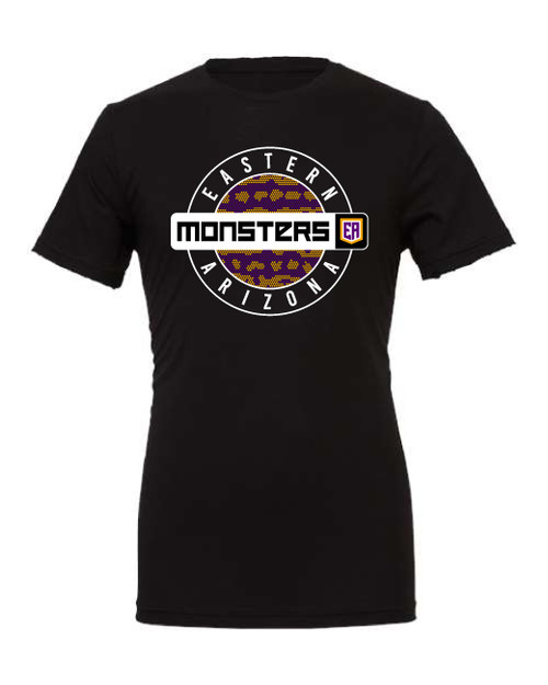 Black Monster Skin Texture T-Shirt