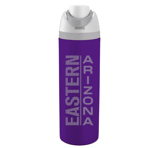 Oahu 24 oz. sport Bottle Purple & White