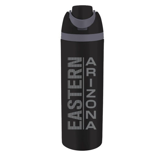 Oahu 24 oz. Sport Bottle Black & Light Grey