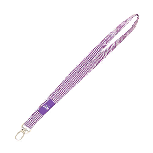 Newport Gingham Lanyard