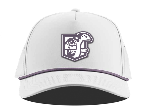 Branded Bills White w Purple Shield