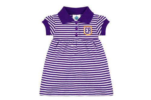 Striped Dress Bloomer Purple