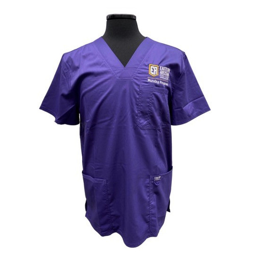Unisex Nursing Program Purple Scrub Top