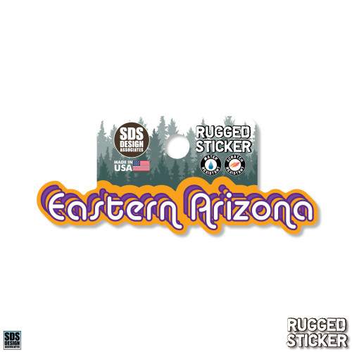 35 EA Retro Shadow Text Rugged Sticker