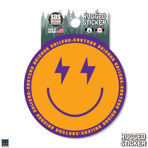 EA Smiley Face Rugged Sticker