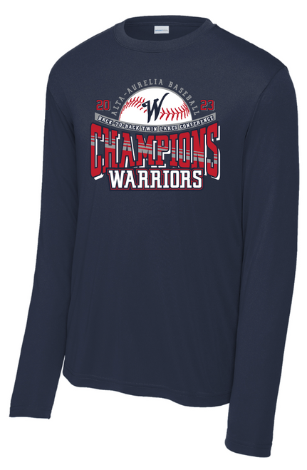 Warrior Baseball - 2023 District Champs Performance Long Sleeve