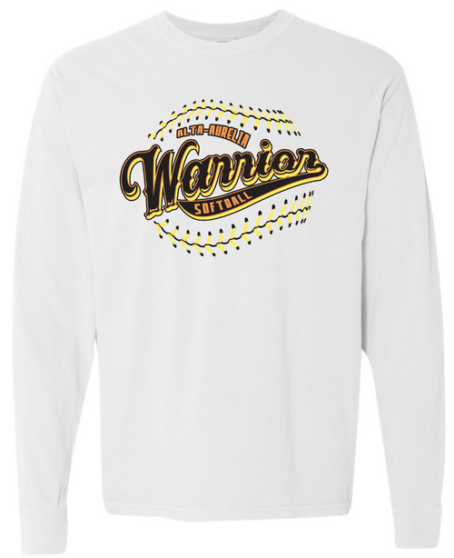 Warrior Softball '24 - Comfort Colors Long Sleeve