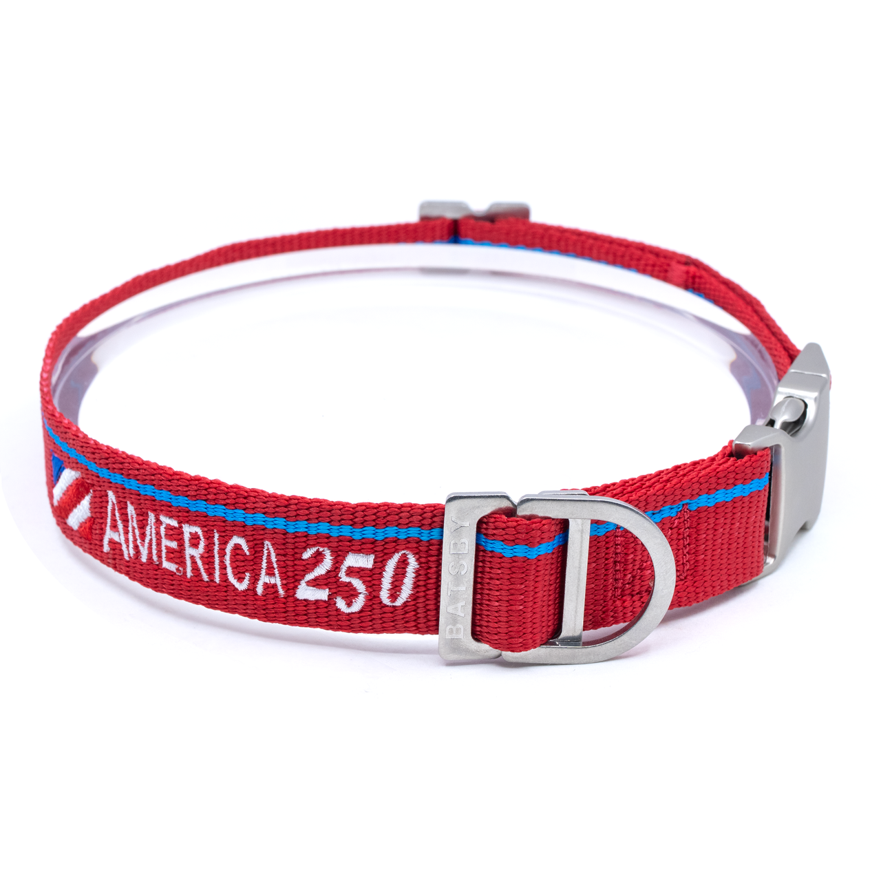 America 250 Red Leash & Collar Combo