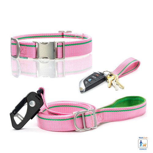 Nantucket Pink Leash & Collar Combo Nantucket Pink Leash & Collar Combo