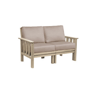 C. R. Plastics Stratford Loveseat with Cushion C. R. Plastics Stratford Loveseat with Cushion