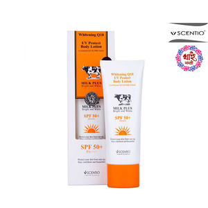 Scentio Milk plus Whitening Q10 UV protect Body lotion SPF 50 +PA++ 100ml Scentio Milk plus Whitening Q10 UV protect Body lotion SPF 50 +PA++ 100ml