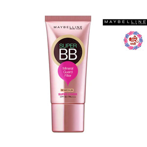 Maybelline New York Super Cover BB Mineral Guard Filter SPF 50 Pa++++ 02 Medium 30 ml. Maybelline New York Super Cover BB Mineral Guard Filter SPF 50 Pa++++ 02 Medium 30 ml.