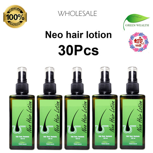 Neo hair lotion 120ml for new hair regrowth worldwide delivery 30Pcs