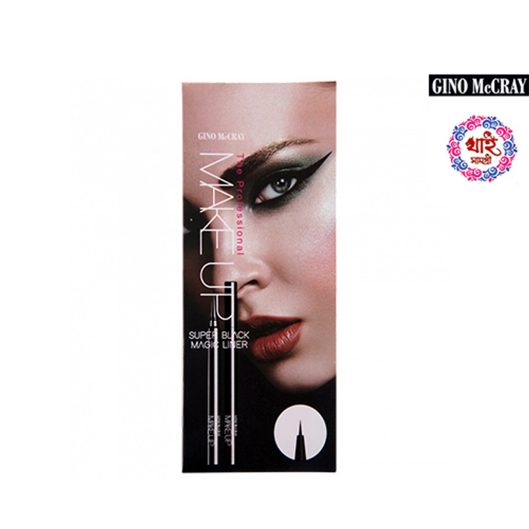 GINO McCRAY THE PROFESSIONAL MAKE UP SUPER BLACK MAGIC LINER 0.55g