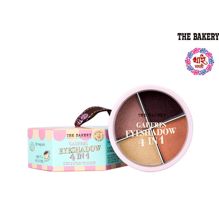 The Bakery Gaufres Eyeshadow 4 in 1 8g