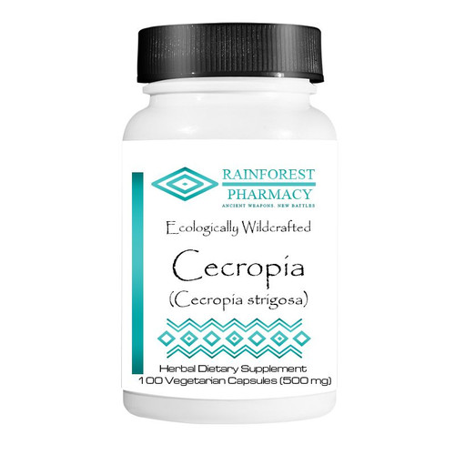 Cecropia Bark 100 Vegetarian Capsules /500 mg