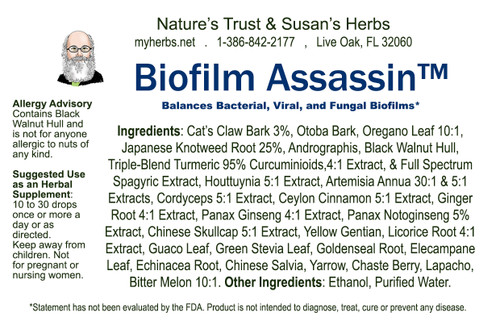 Biofilm Assassin Oral Rinse & Systemic Use - 4-oz