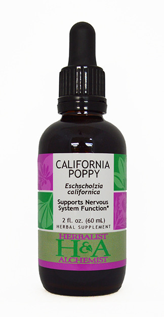 California Poppy Spagyric Extract 2-oz, Herbalist-Alchemis