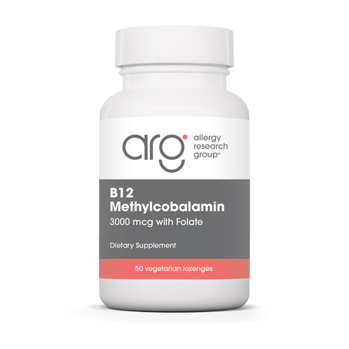 B12 Methylcobalamin 3000 mcg with Folate, Allergy Research Group