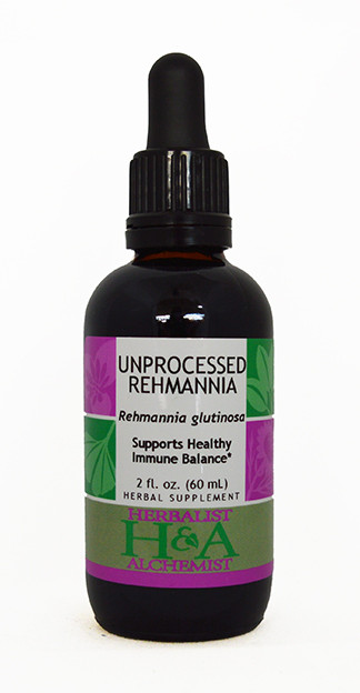 Unprocessed Rehmannia Spagyric Extract 2-oz, Herbalist-Alchemist