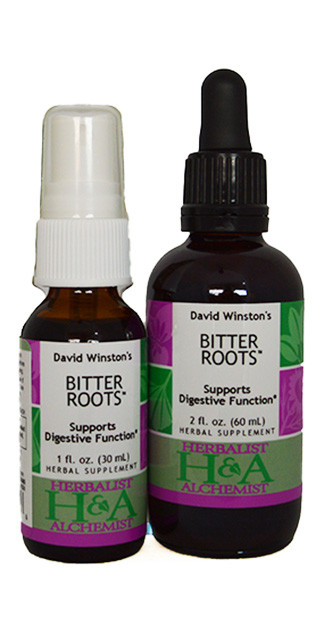 Bitter Roots Spagyric Extract 2-oz Droppertop or 1-oz Spray Bottle, Herbalist-Alchemist