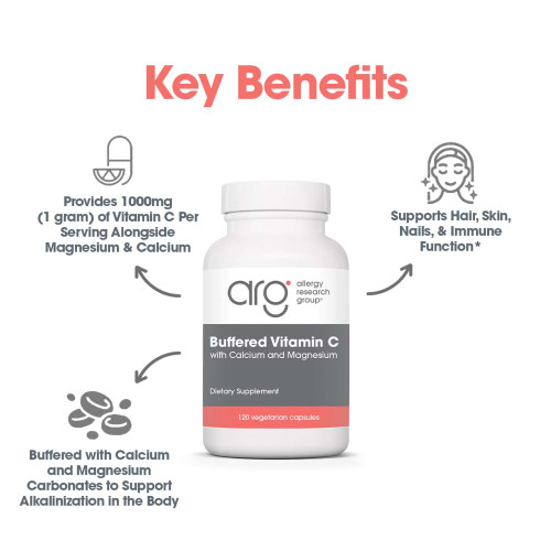 Buffered Vitamin C with Calcium and Magnesium, Allergy Research Group