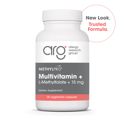 MethylPro® Multivitamin + 15 mg L-Methylfolate, Allergy Research Group