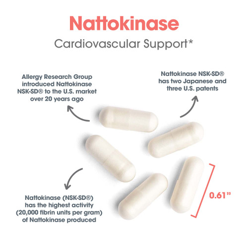 Nattokinase 1000, 50 mg, Allergy Research Group