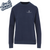MSK Women's Crewneck Sweatshirt w/Pockets Navy