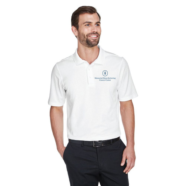 Men's Moisture-Wicking Performance Polo White