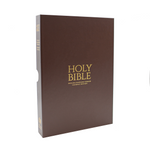 Mahogany Bonded Leather Bible
