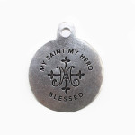 House Blessing Medallion-Saint Benedict 3 inch Medal-(Silver)