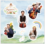 Benjamin Cello Sticker Sheet