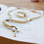 First Communion Set-For Girls-(White/Gold)
