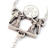 Holy Communion Black & Silver Vine Rosary