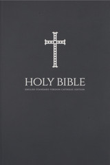 Gray Cross Paperback Bible