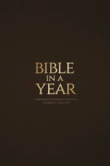 Mahogany Bonded Leather - Bible in a Year