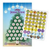 Jesse Tree Poster and Sticker Activity: Salvation History Journey to Christmas-(2-Pack)