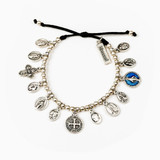 Glory Saints & Angels Bracelet (Black/Silver)