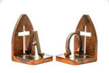 Alpha Omega Book Ends Set
