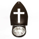 Door Cross Holy Water Font