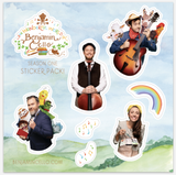 Benjamin Cello Sticker Sheet